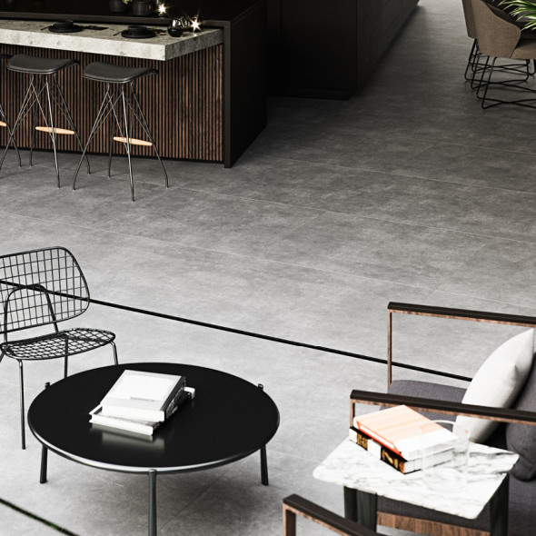 Carrelages terrasse en céramique , carrelages sol, antracite, Impermo, moderne & minimaliste